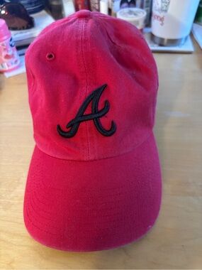 Atlanta Braves Red 'A' Logo Baseball Cap - 9 Forty